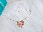 Heart Leaf Pedant Necklace – LUX VERSE Luxury Designer Fashion Outlet