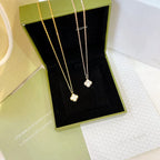 Clover Mini 9.5mm White Mother-of-pearl Necklace – LUX VERSE Luxury Designer Fashion Outlet