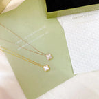 Clover Mini 9.5mm White Mother-of-pearl Necklace – LUX VERSE Luxury Designer Fashion Outlet