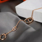 Dancre Chaine 3 Motif Rose Gold Bracelet – LUX VERSE Luxury Designer Fashion Outlet