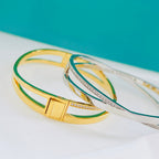 Narrow Hinged Banglein with Diamonds Small – LUX VERSE Luxury Designer Fashion Outlet