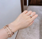 Narrow Hinged Banglein with Diamonds Small – LUX VERSE Luxury Designer Fashion Outlet