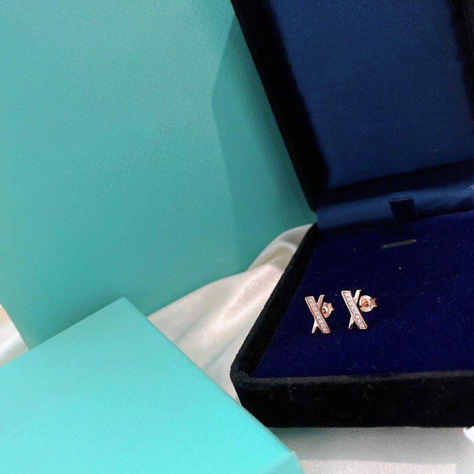 X Earrings Rose Gold Diamonds – LUX VERSE Luxury Designer Fashion Outlet