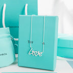 Paloma S Graffiti Love Necklace Diamond – LUX VERSE Luxury Designer Fashion Outlet