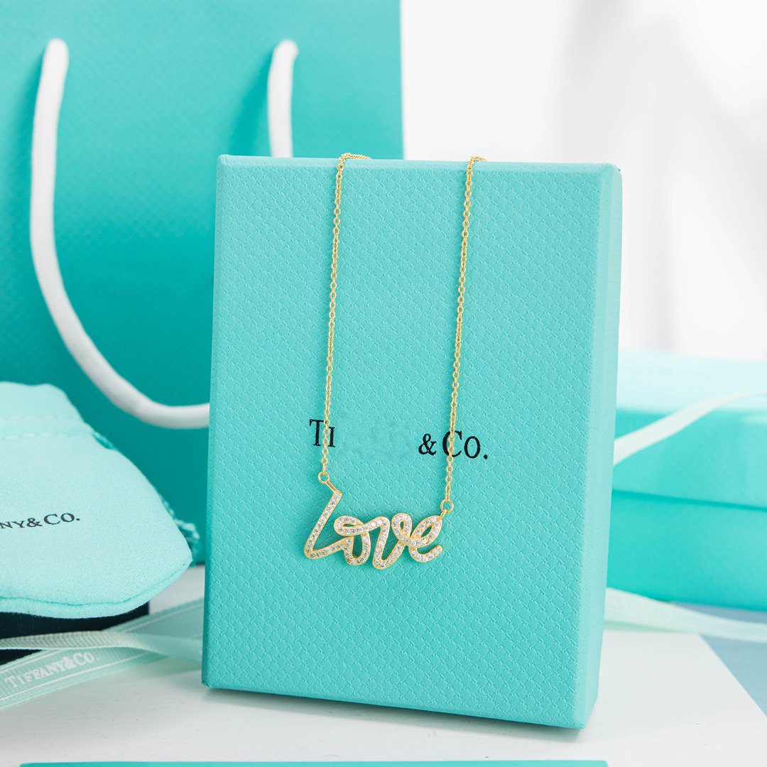Paloma S Graffiti Love Necklace Diamond – LUX VERSE Luxury Designer Fashion Outlet