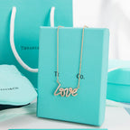 Paloma S Graffiti Love Necklace Diamond – LUX VERSE Luxury Designer Fashion Outlet