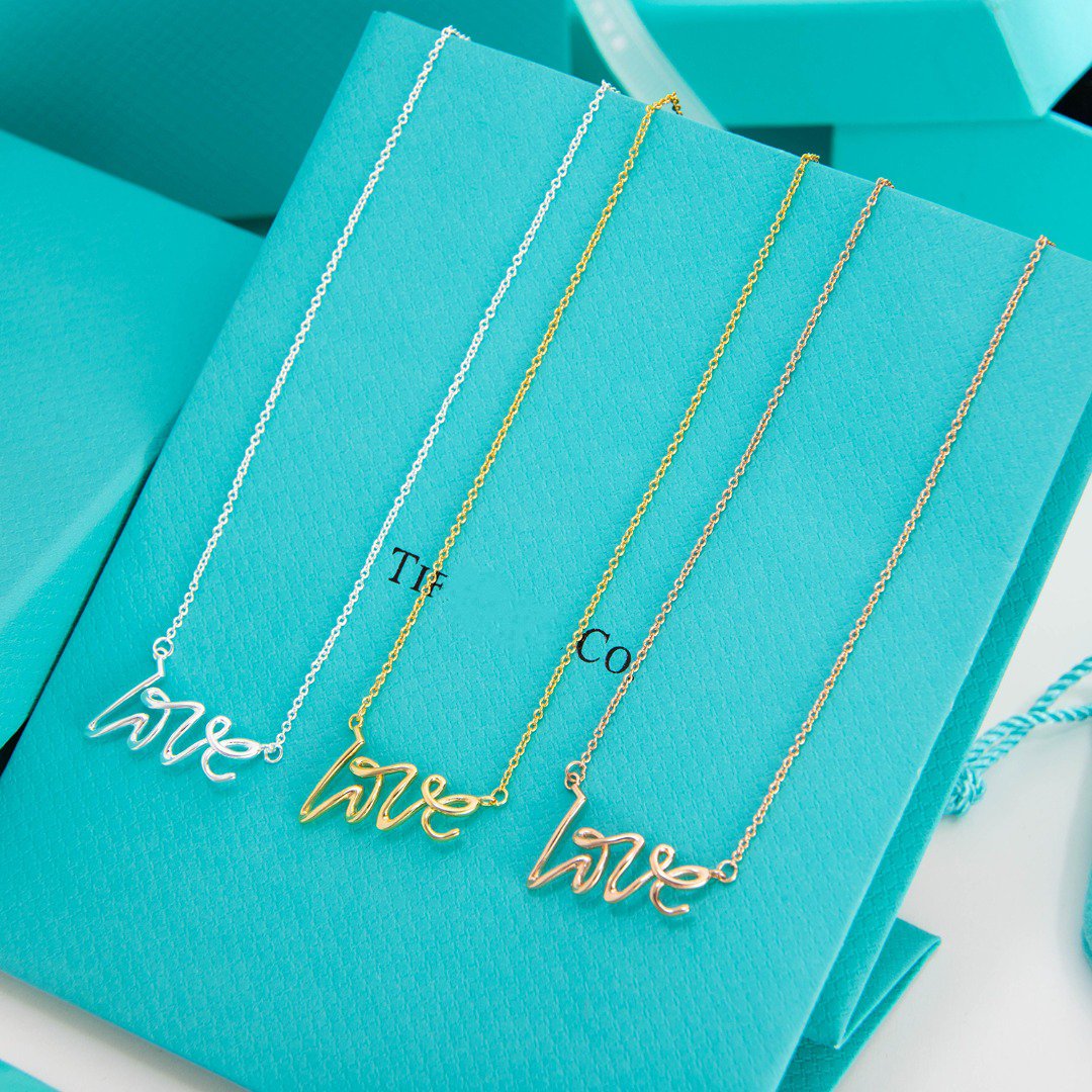 Paloma S Graffiti Love Necklace – LUX VERSE Luxury Designer Fashion Outlet