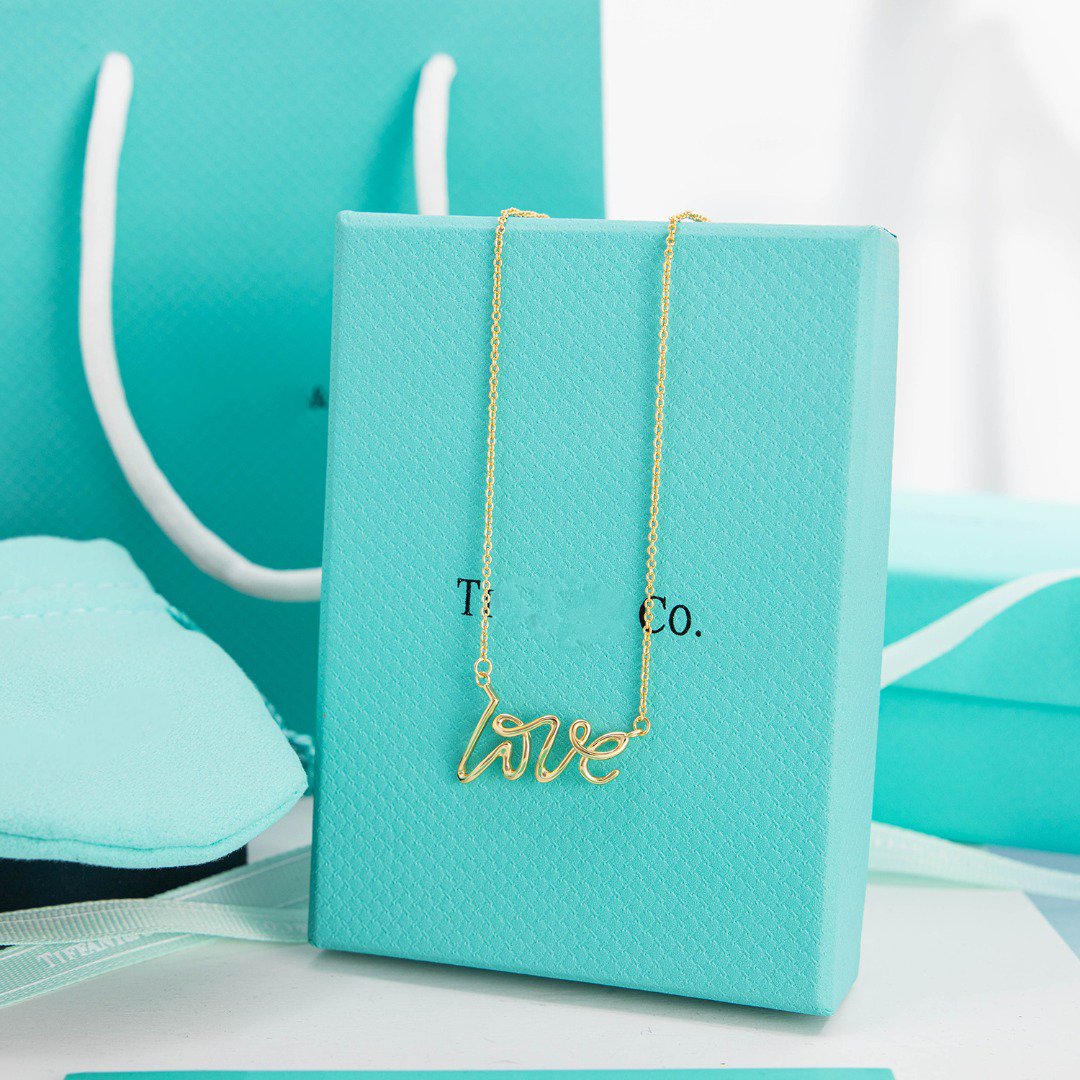 Paloma S Graffiti Love Necklace – LUX VERSE Luxury Designer Fashion Outlet