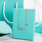 Paloma S Graffiti Love Necklace – LUX VERSE Luxury Designer Fashion Outlet