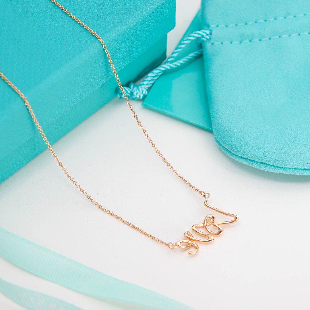 Paloma S Graffiti Love Necklace – LUX VERSE Luxury Designer Fashion Outlet