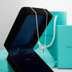 Ribbon Necklace Bow Pendant Diamond Charm Chain – LUX VERSE Luxury Designer Fashion Outlet