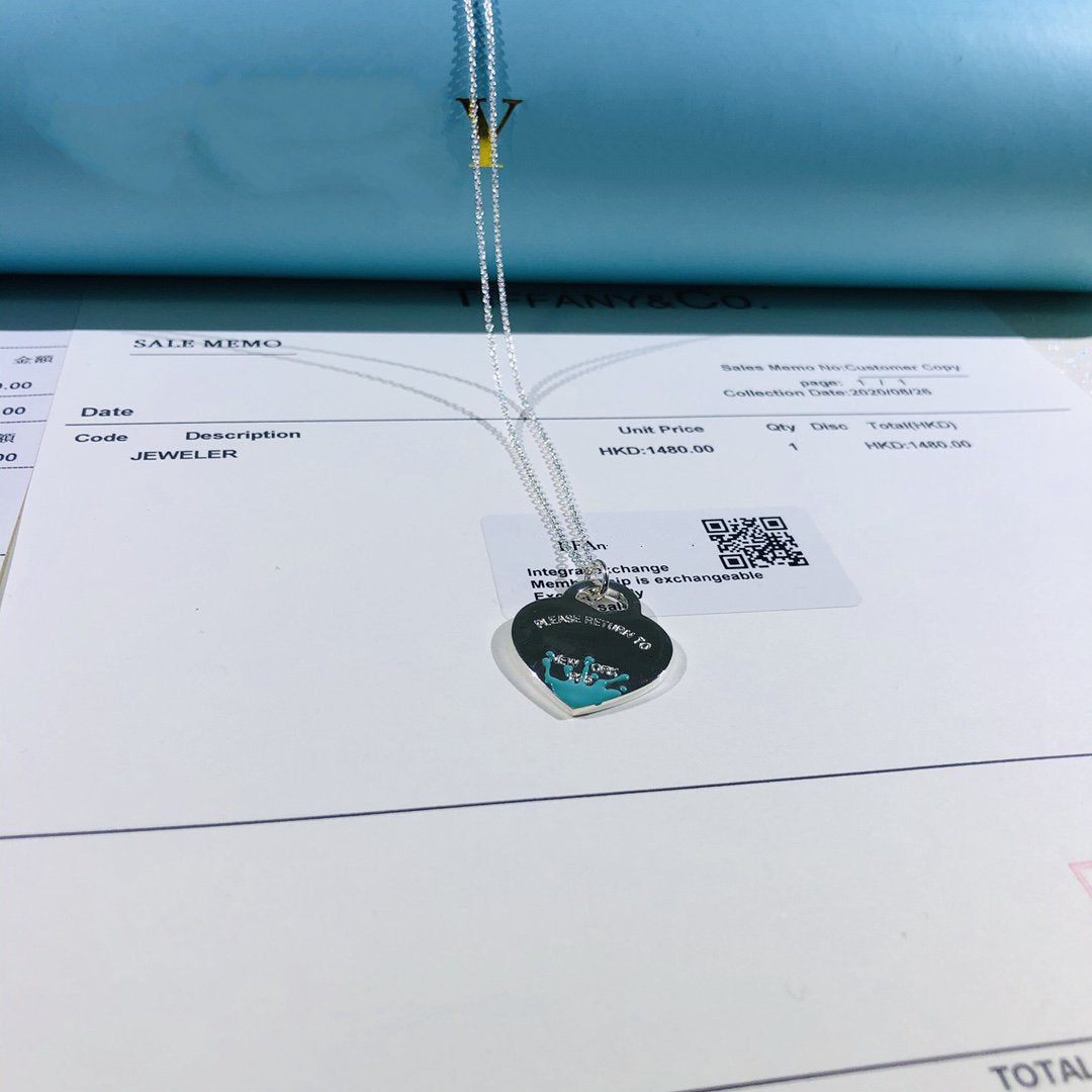 Colour Heart Splash Tag Necklace – LUX VERSE Luxury Designer Fashion Outlet