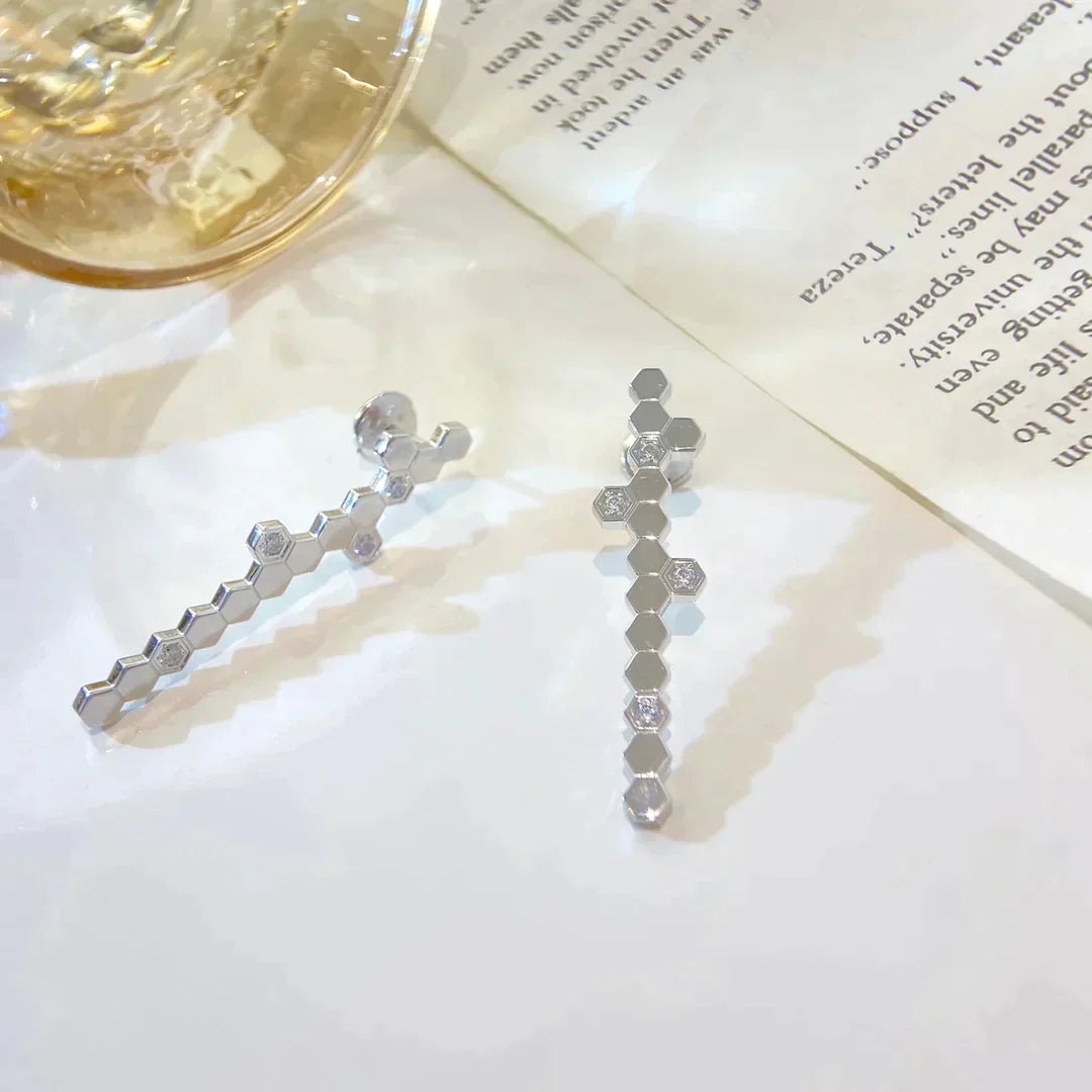 Bee My Love Diamnd Long Stud Earrings – LUX VERSE Luxury Designer Fashion Outlet