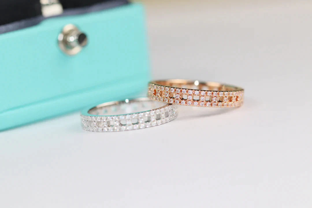 T True Diamond Paved Ring – LUX VERSE Luxury Designer Fashion Outlet
