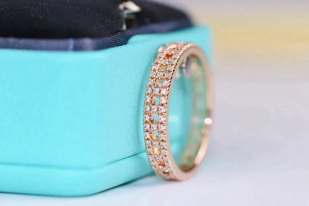 T True Diamond Paved Ring – LUX VERSE Luxury Designer Fashion Outlet