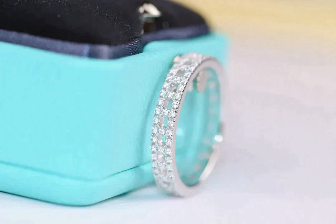 T True Diamond Paved Ring – LUX VERSE Luxury Designer Fashion Outlet