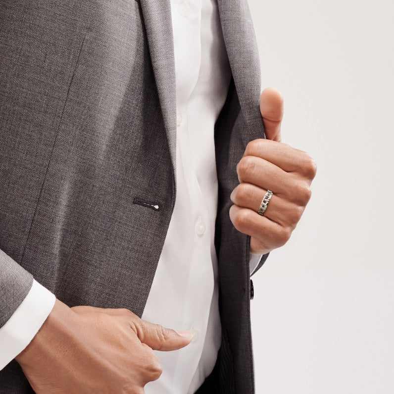 T True Silver Ring – LUX VERSE Luxury Designer Fashion Outlet