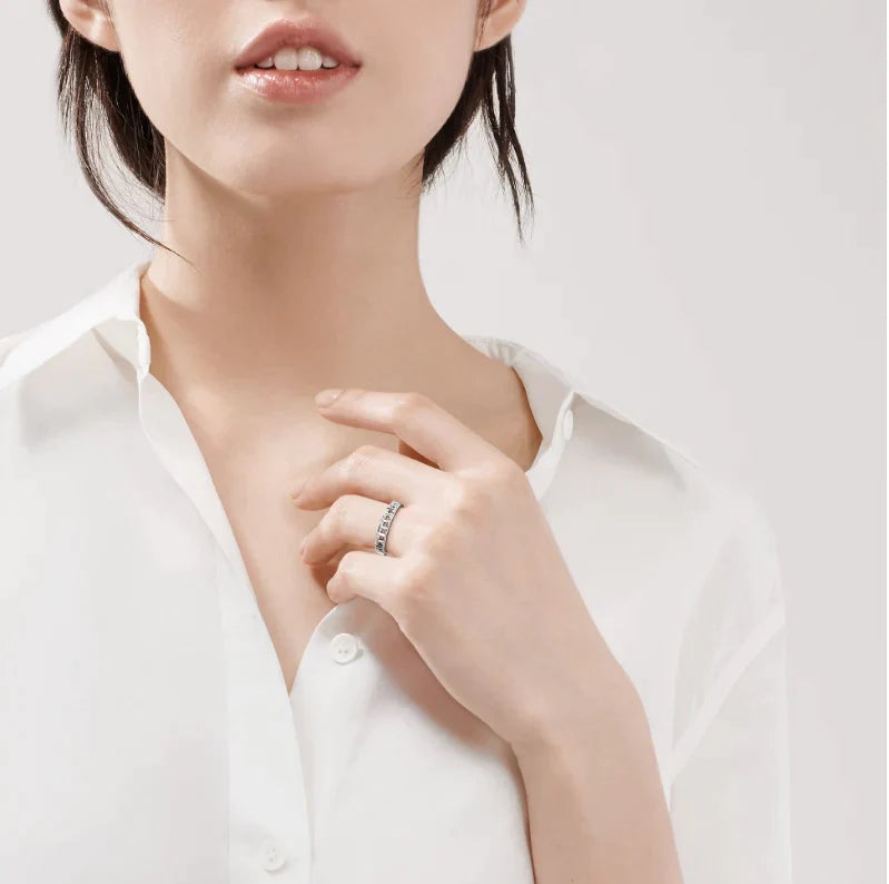 T True Silver Ring – LUX VERSE Luxury Designer Fashion Outlet