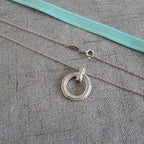 T True Diamond Paved Necklace – LUX VERSE Luxury Designer Fashion Outlet