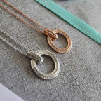 T True Diamond Paved Necklace – LUX VERSE Luxury Designer Fashion Outlet