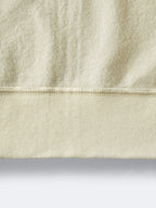 Weißer, unifarbener Reißverschluss-Hoodie aus Baumwolle – Herren