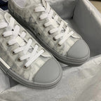 B23 Low Grey Oblique Sneakers