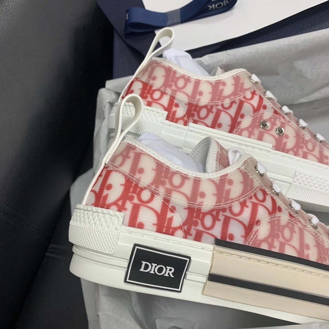 B23 Low Pink Oblique Sneakers