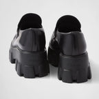 Brushed leather Monolith loafers – the Monolith loafers made of iconic and elegant brushed leather reinterpret – LUX VERSE Luxury Designer Fashion Outlet