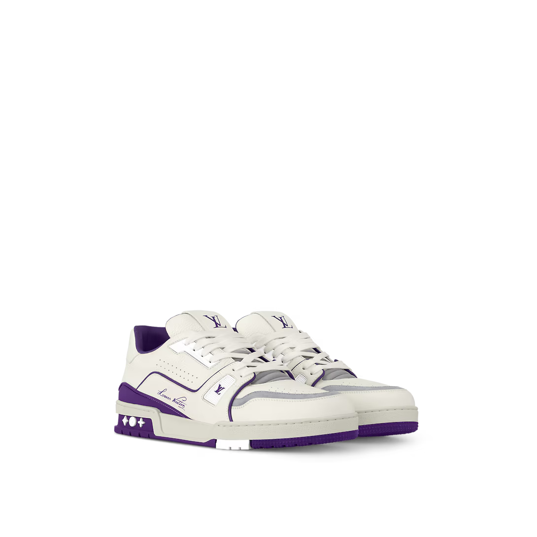 Trainer Velocity Sneaker – this version of the Trainer sneaker is crafted from grained calf leather in – LUX VERSE Luxury Designer Fashion Outlet