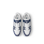 Trainer Denim Sneaker – the iconic Trainer sneaker is revisited this season in a combination of Monogram – LUX VERSE Luxury Designer Fashion Outlet
