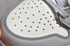 White Leather Print High-Top - Men's