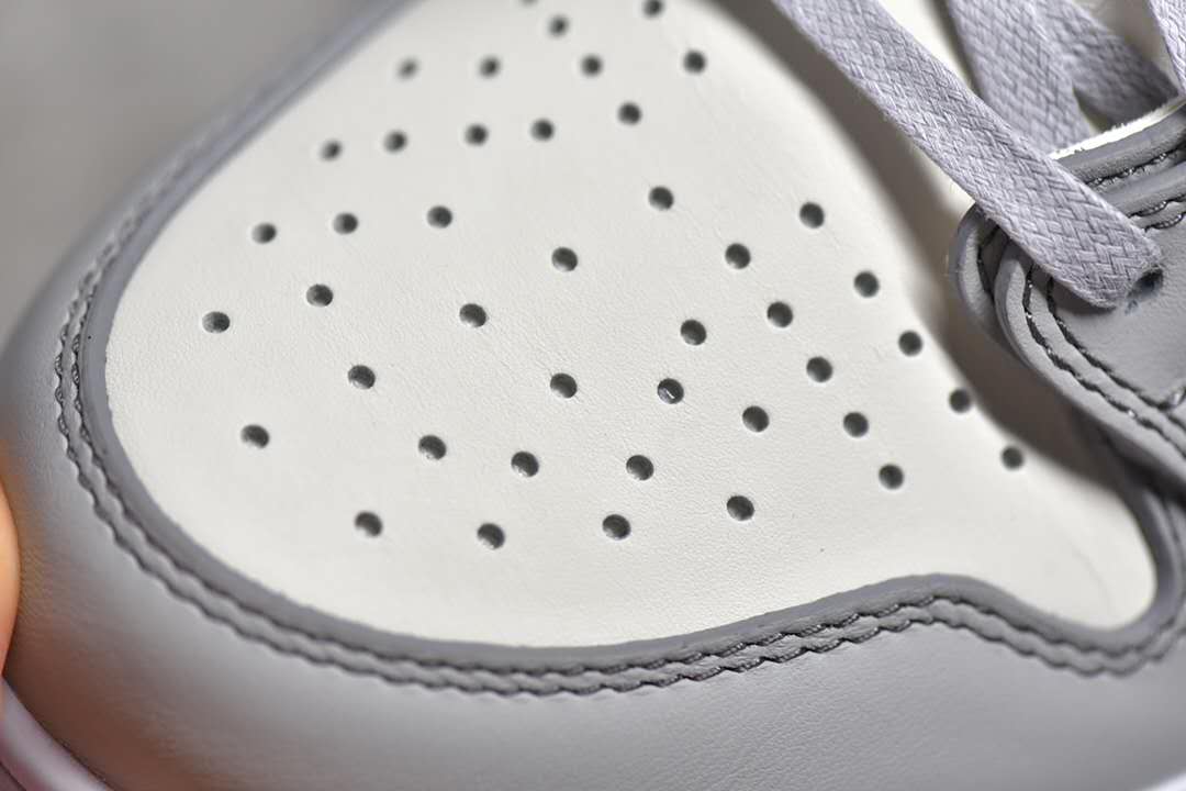 White Leather Print High-Top - Men's