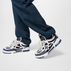 Skate Leather Sneaker – its elaborate, bicolor upper with Monogram Flower detailing combines technical mesh, – LUX VERSE Luxury Designer Fashion Outlet