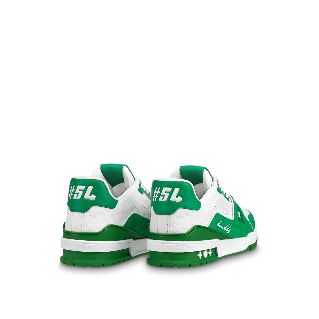 Louis Vuitton Trainer Iconic Sneaker – its elaborately constructed upper, which is notable for its rich detailing and – LUX VERSE Luxury Designer Fashion Outlet