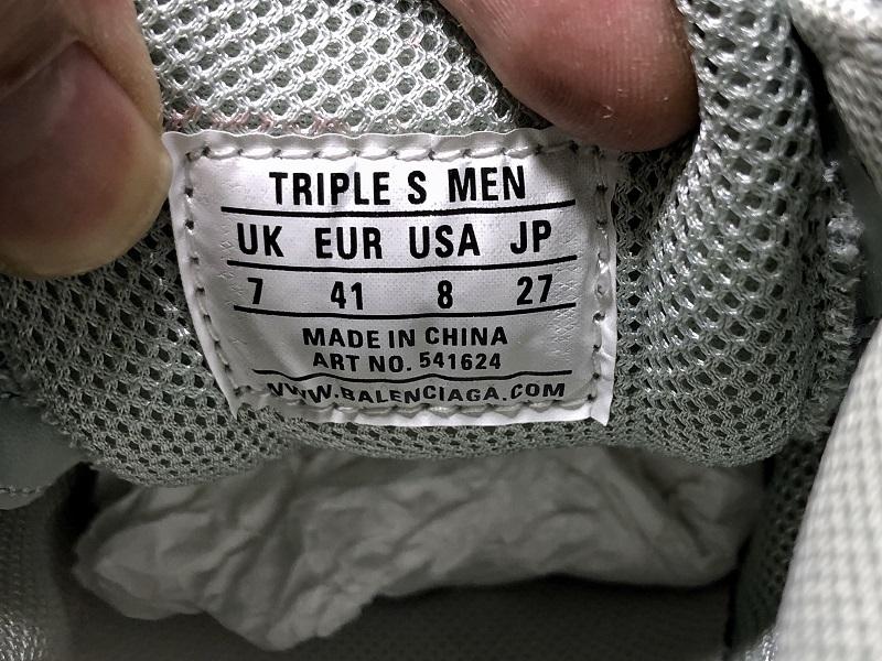 Triple S White Translucent Sneakers