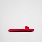 Satin slides – these flat slides have a sleek design enriched by the sophisticated satin finish – LUX VERSE Luxury Designer Fashion Outlet