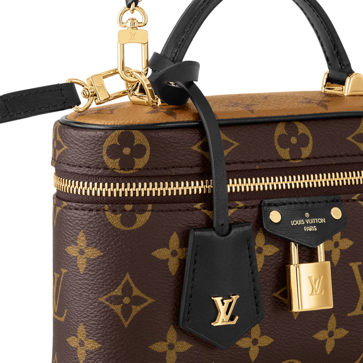 Vanity Chain Pouch – this sophisticated, slim-line bag is complemented by leather trim on its top handle – LUX VERSE Luxury Designer Fashion Outlet