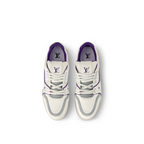 Trainer Velocity Sneaker – grained calf leather 7 hours of stitching for one pair Rubber outsole Initials on – LUX VERSE Luxury Designer Fashion Outlet