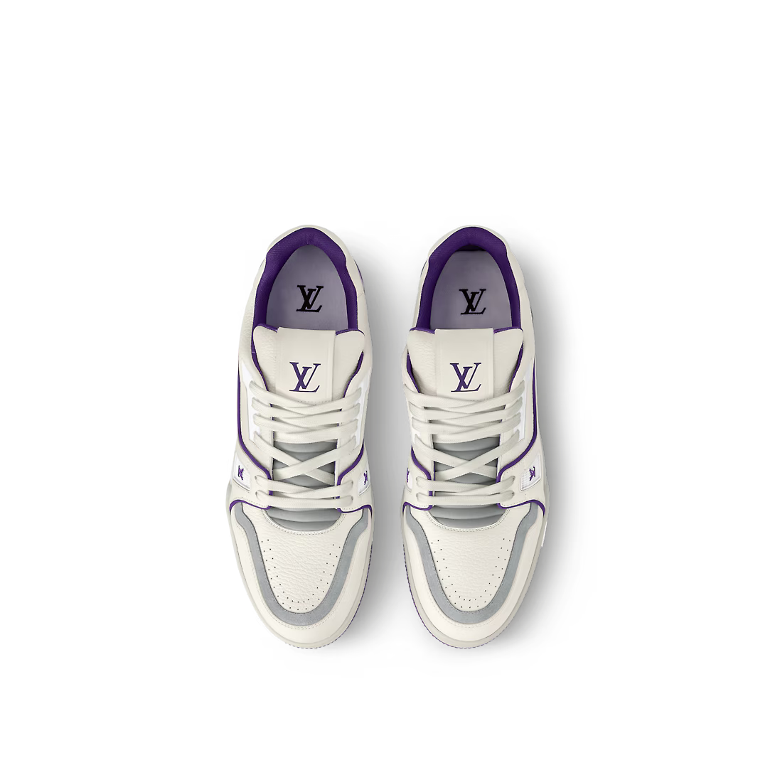 Trainer Velocity Sneaker – grained calf leather 7 hours of stitching for one pair Rubber outsole Initials on – LUX VERSE Luxury Designer Fashion Outlet