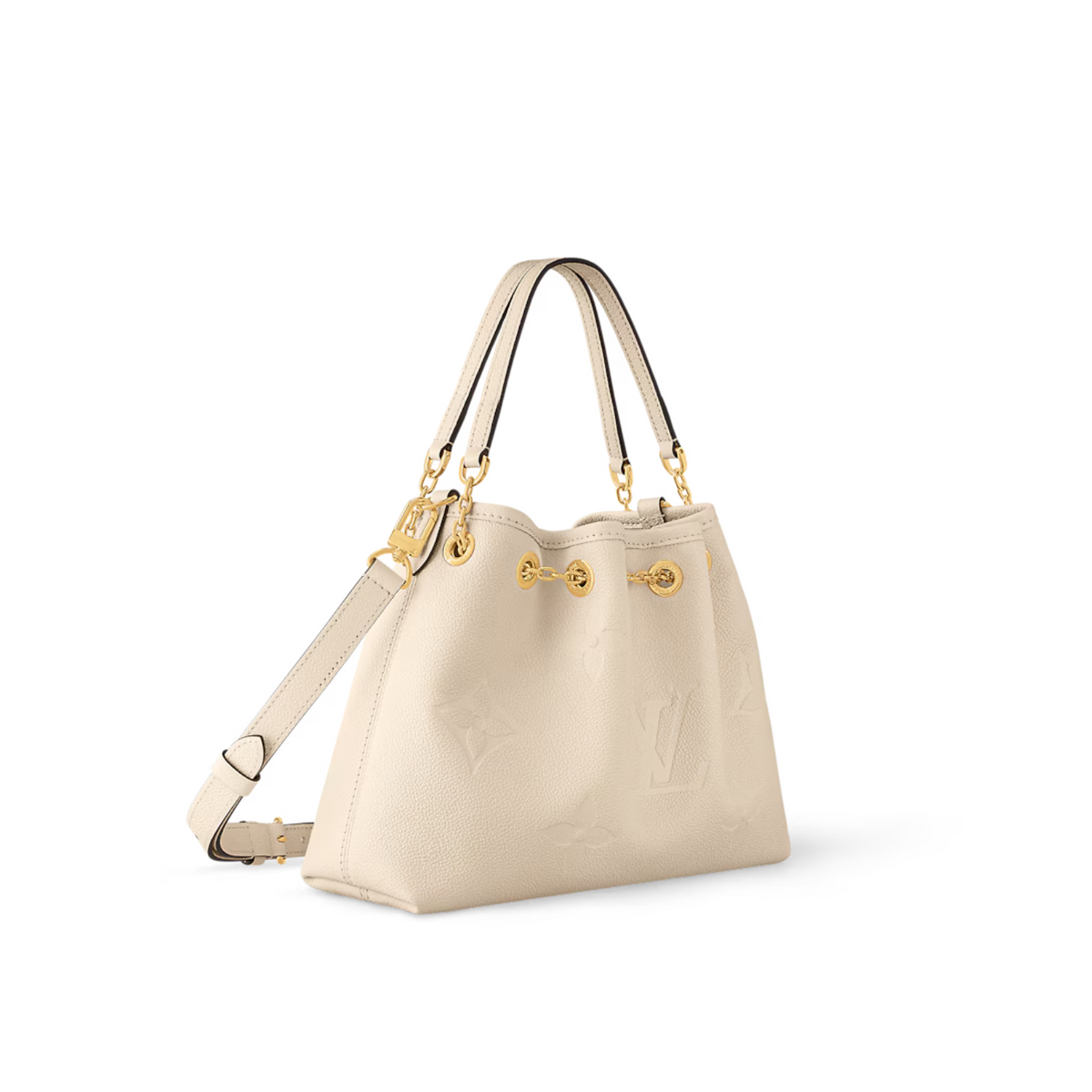 Bundle Monogram Leather Bag – it has two handles for fashionable hand carry as well as an adjustable and removable – LUX VERSE Luxury Designer Fashion Outlet