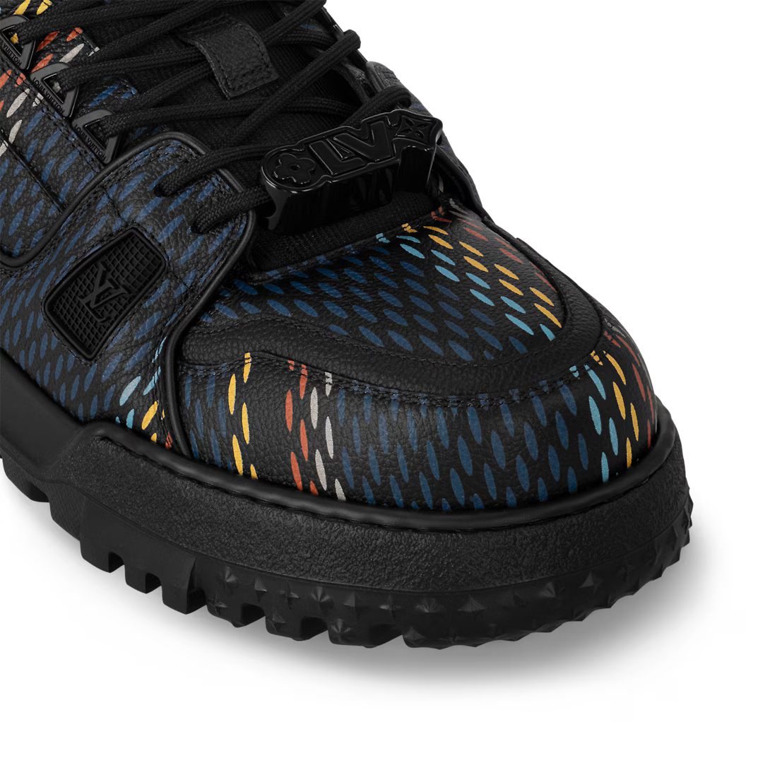 Trainer Maxi Printed Sneaker – part of the Prefall 2024 collection, the Trainer Maxi sneaker comes in grained calf – LUX VERSE Luxury Designer Fashion Outlet