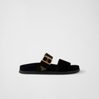 Velvet slides – these sandals feature a hybrid silhouette that combines sporty details with the soft – LUX VERSE Luxury Designer Fashion Outlet
