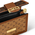 Dauphine Leather MM – with its appealing combination of Monogram and Monogram Reverse canvas plus new – LUX VERSE Luxury Designer Fashion Outlet