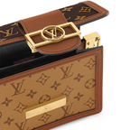 Mini Modern Dauphine – this adorably compact model is crafted from Monogram and Monogram Reverse canvas, – LUX VERSE Luxury Designer Fashion Outlet