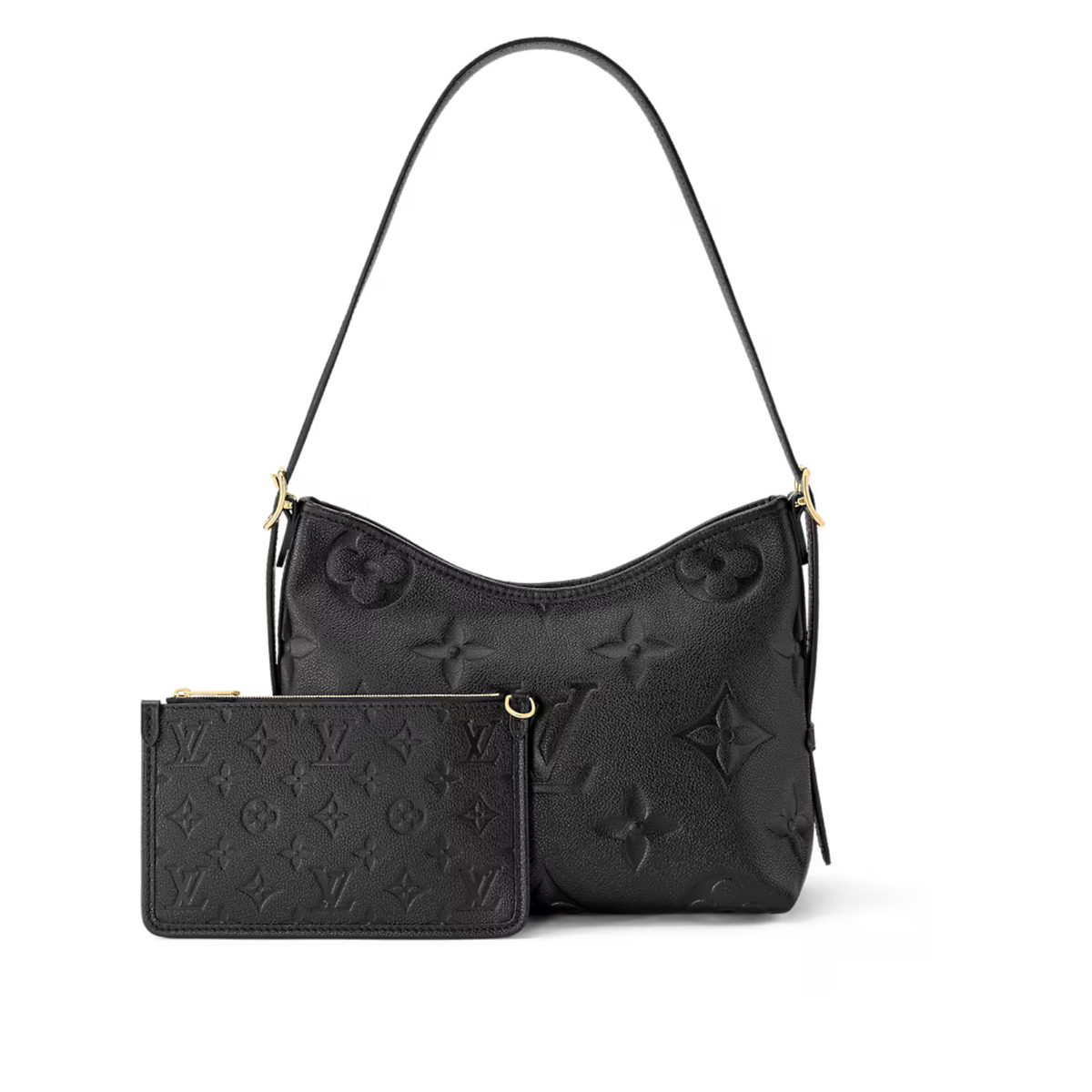 CarryAll PM Monogram Leather – the adjustable strap can be configured for comfortable hand, shoulder or cross-body – LUX VERSE Luxury Designer Fashion Outlet