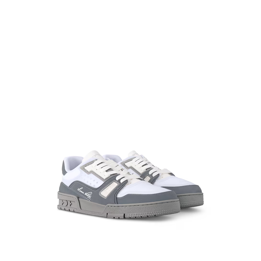 Trainer Sneaker – mix of technical materials 7 hours of stitching for one pair Rubber outsole – LUX VERSE Luxury Designer Fashion Outlet