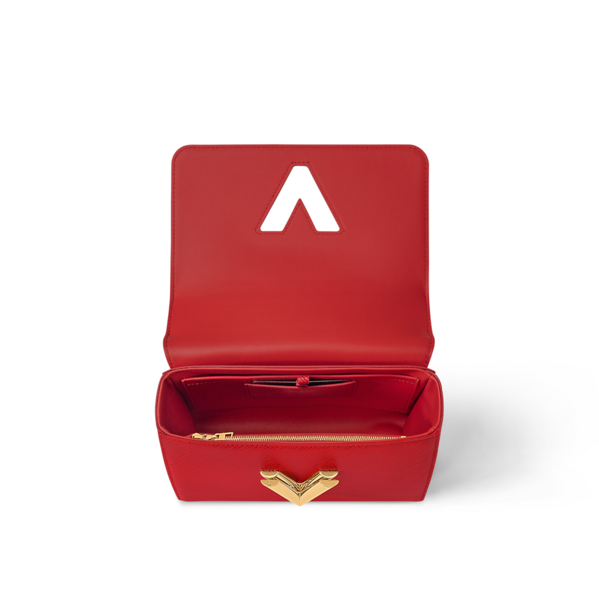 Twist MM Red Handbag – the sliding chain, with its leather shoulder pad, enables shoulder and cross-body – LUX VERSE Luxury Designer Fashion Outlet