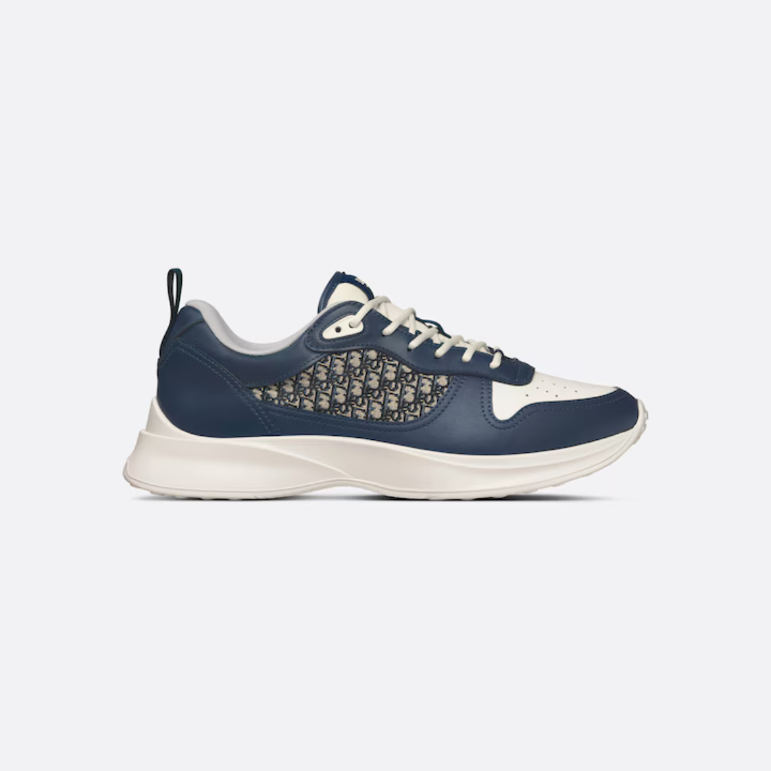 B25 Runner Sneaker – crafted in smooth calfskin, the design is enhanced by iconic tonal Oblique jacquard – LUX VERSE Luxury Designer Fashion Outlet