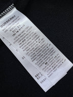 Navy Cotton Label Patch Crewneck - Men's