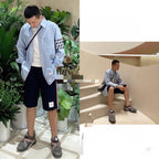 Light Blue Knit - Men's